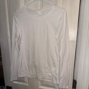 White long sleeve shirt aize small